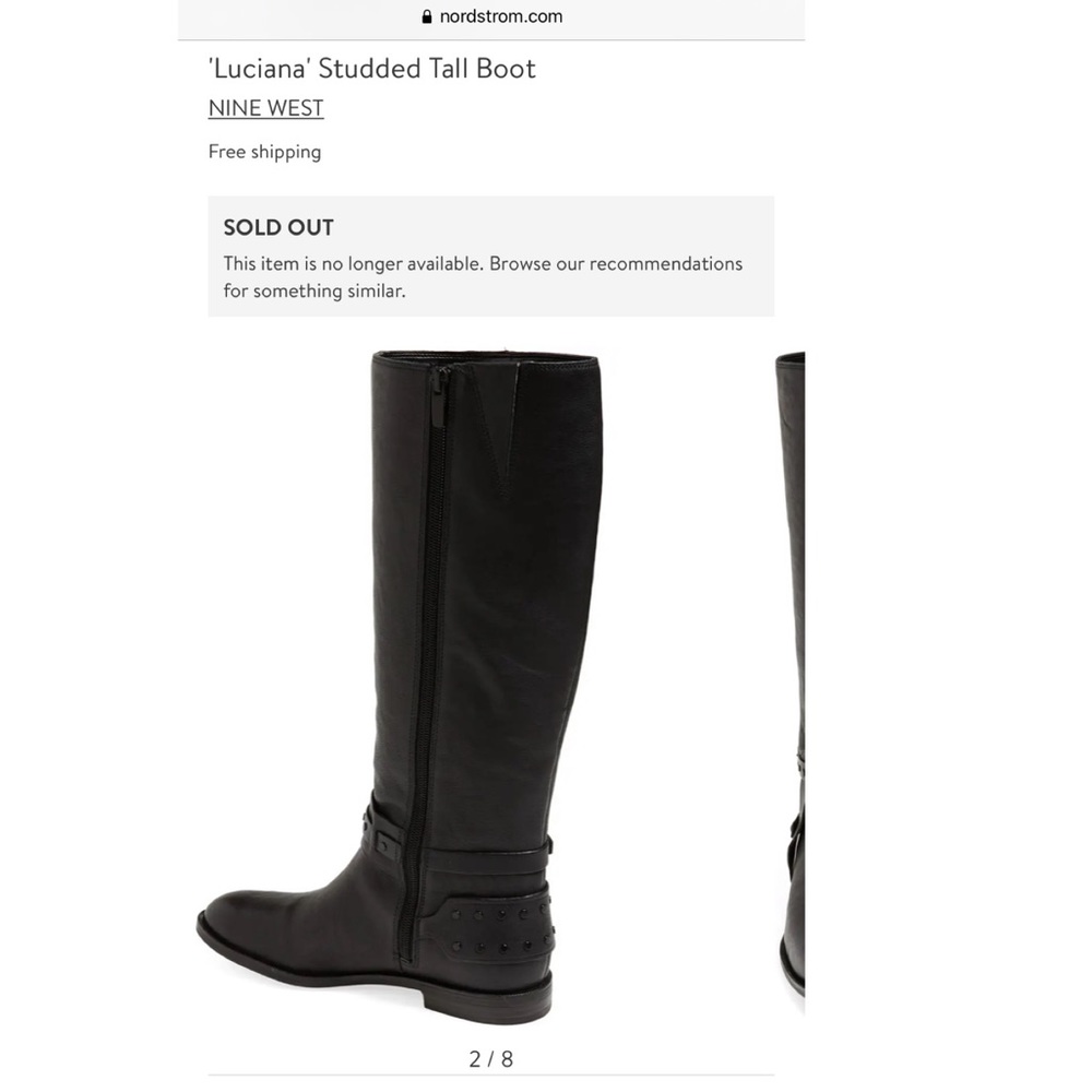 Nine West Luciana Tall Studded Boots